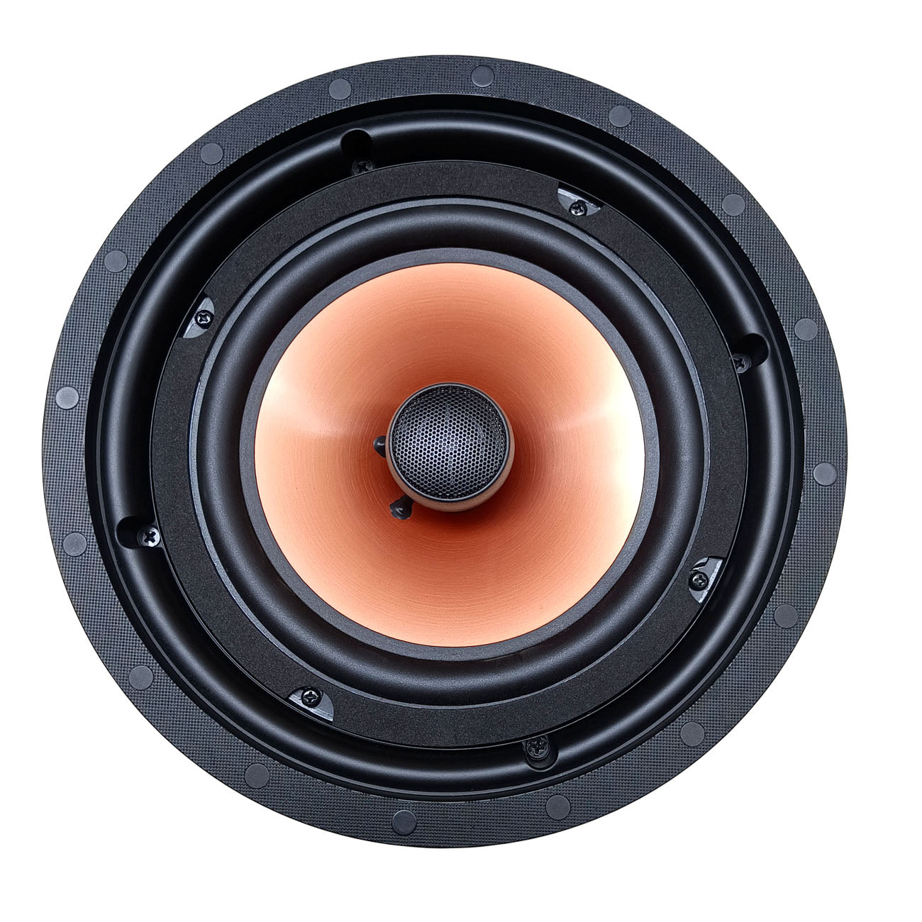 MFR 8" Ceiling Speakers, 120W 2-Way in-Ceiling/Wall Round Surround Sound for Whole House Audio, Home Theater, Indoor/Outdoor - Bath, Kitchen, Porches, 8 Ohms